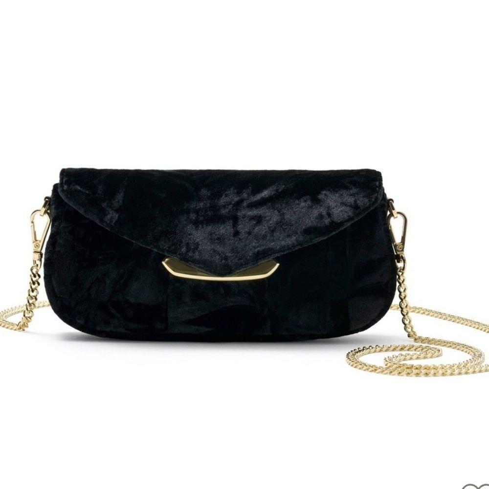 Kendra Scott Vanessa Chain Crossbody Bag-‎ Black